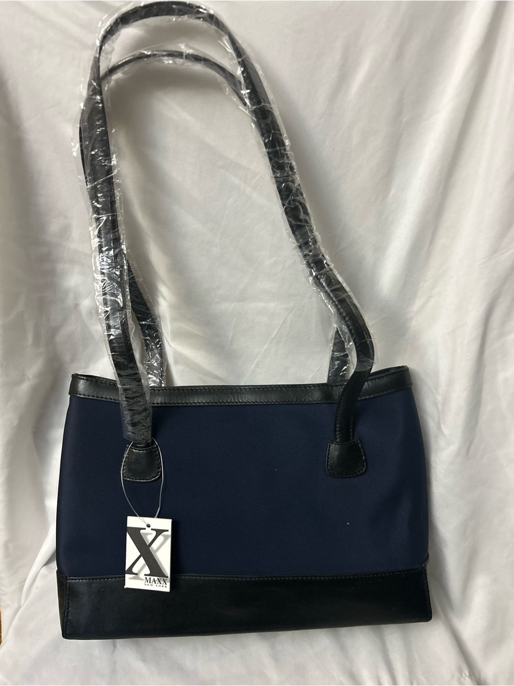 Maxx New York Navy and Black Tote